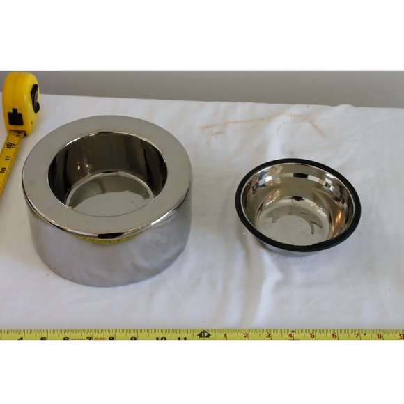 Unleashed Life High Rise Nickel Raised Feeder Small